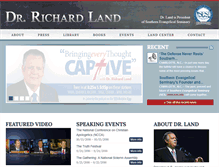 Tablet Screenshot of drrichardland.com